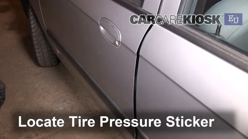 2005 Chevrolet Spark LS 0.8L 3 Cyl. Tires & Wheels Check Tire Pressure